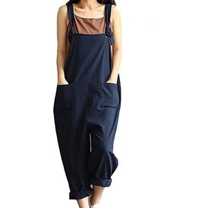 Casual cotton overalls / jumpsuit